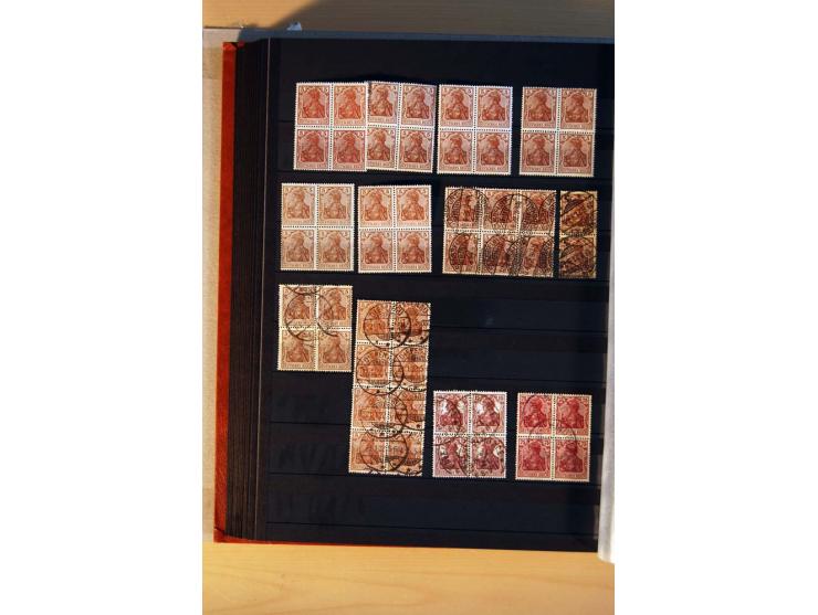 1916/23, ungebrauchte, postrische und gestempelte Sammlung, sehr spezialisiert mit einer Vielzahl an Besonderheiten wie Einhe
