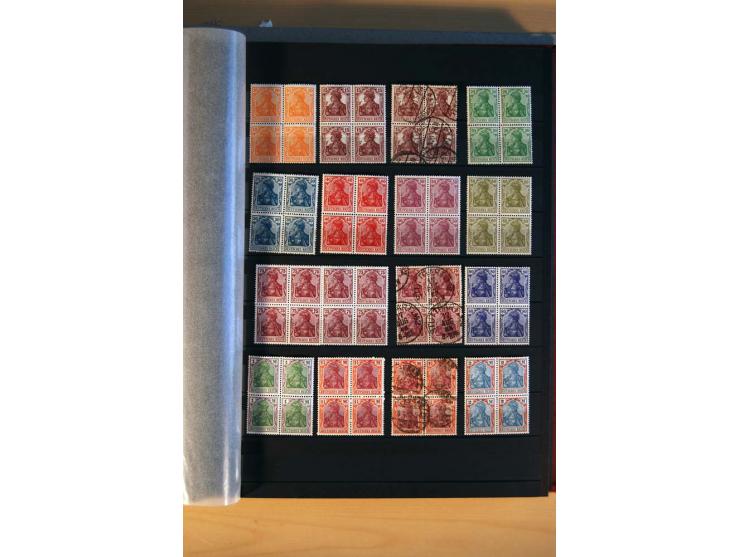 1916/23, ungebrauchte, postrische und gestempelte Sammlung, sehr spezialisiert mit einer Vielzahl an Besonderheiten wie Einhe