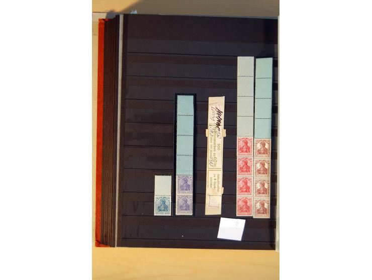 1916/23, ungebrauchte, postrische und gestempelte Sammlung, sehr spezialisiert mit einer Vielzahl an Besonderheiten wie Einhe
