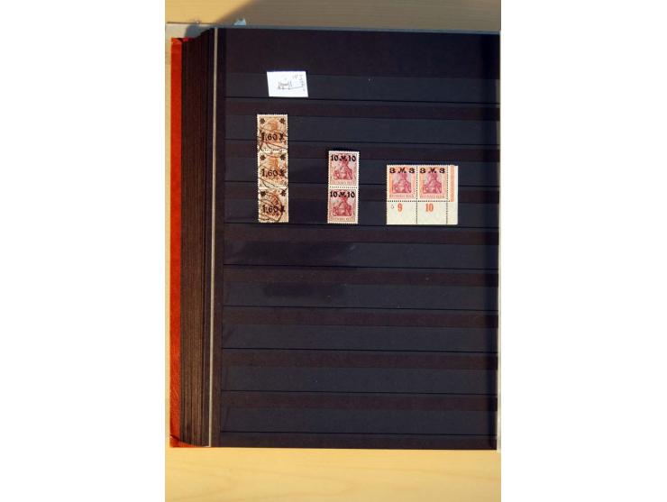 1916/23, ungebrauchte, postrische und gestempelte Sammlung, sehr spezialisiert mit einer Vielzahl an Besonderheiten wie Einhe