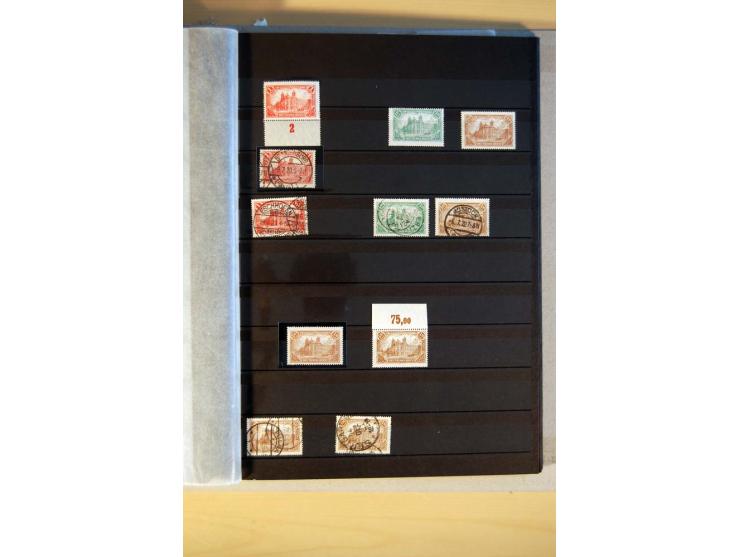 1916/23, ungebrauchte, postrische und gestempelte Sammlung, sehr spezialisiert mit einer Vielzahl an Besonderheiten wie Einhe
