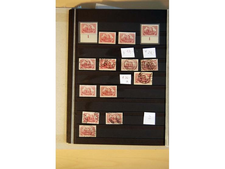 1916/23, ungebrauchte, postrische und gestempelte Sammlung, sehr spezialisiert mit einer Vielzahl an Besonderheiten wie Einhe