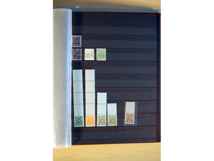 1916/23, ungebrauchte, postrische und gestempelte Sammlung, sehr spezialisiert mit einer Vielzahl an Besonderheiten wie Einhe