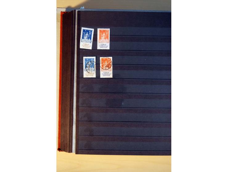 1916/23, ungebrauchte, postrische und gestempelte Sammlung, sehr spezialisiert mit einer Vielzahl an Besonderheiten wie Einhe