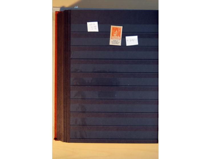 1916/23, ungebrauchte, postrische und gestempelte Sammlung, sehr spezialisiert mit einer Vielzahl an Besonderheiten wie Einhe