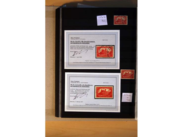 1916/23, ungebrauchte, postrische und gestempelte Sammlung, sehr spezialisiert mit einer Vielzahl an Besonderheiten wie Einhe