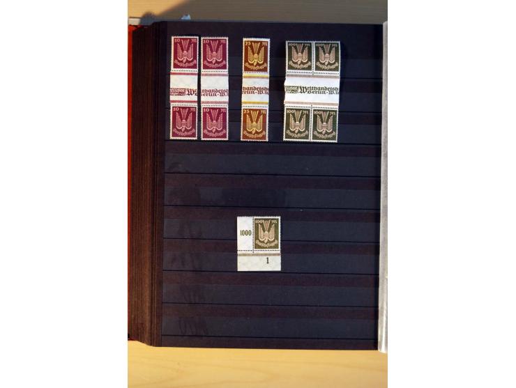 1916/23, ungebrauchte, postrische und gestempelte Sammlung, sehr spezialisiert mit einer Vielzahl an Besonderheiten wie Einhe