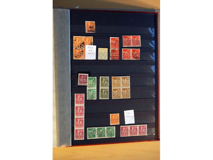1916/23, ungebrauchte, postrische und gestempelte Sammlung, sehr spezialisiert mit einer Vielzahl an Besonderheiten wie Einhe