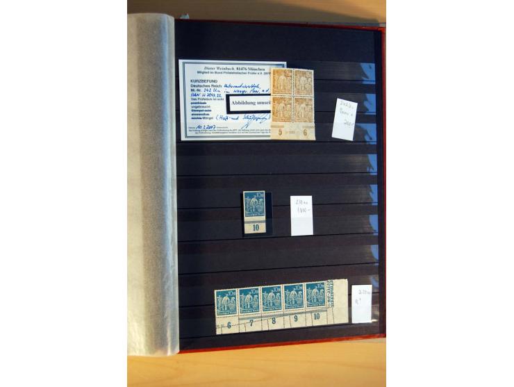 1916/23, ungebrauchte, postrische und gestempelte Sammlung, sehr spezialisiert mit einer Vielzahl an Besonderheiten wie Einhe