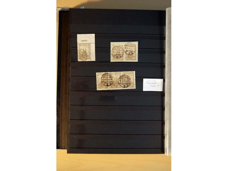 1916/23, ungebrauchte, postrische und gestempelte Sammlung, sehr spezialisiert mit einer Vielzahl an Besonderheiten wie Einhe