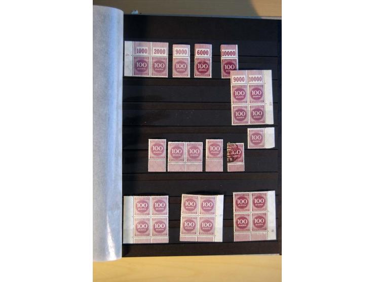 1916/23, ungebrauchte, postrische und gestempelte Sammlung, sehr spezialisiert mit einer Vielzahl an Besonderheiten wie Einhe