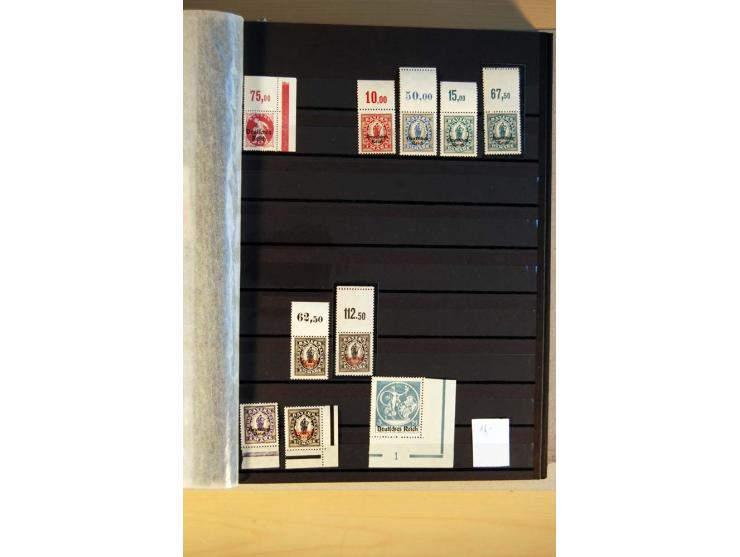 1916/23, ungebrauchte, postrische und gestempelte Sammlung, sehr spezialisiert mit einer Vielzahl an Besonderheiten wie Einhe