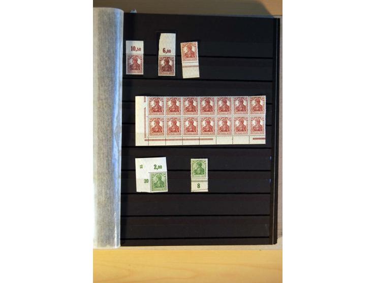 1916/23, ungebrauchte, postrische und gestempelte Sammlung, sehr spezialisiert mit einer Vielzahl an Besonderheiten wie Einhe