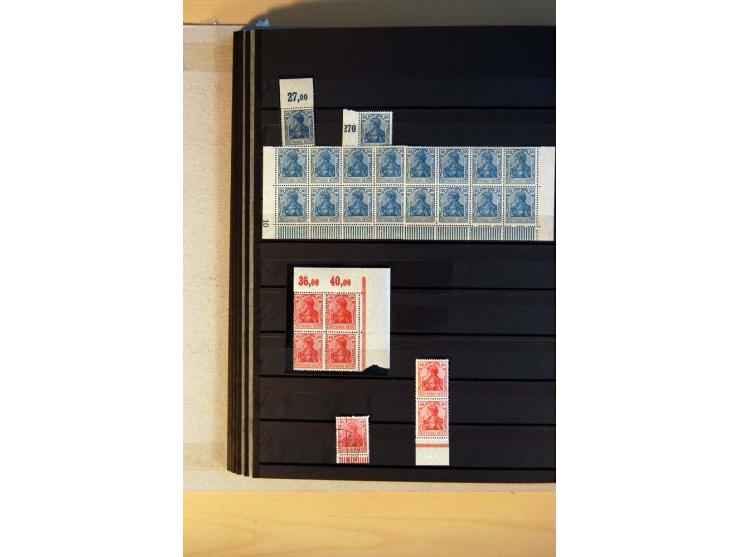 1916/23, ungebrauchte, postrische und gestempelte Sammlung, sehr spezialisiert mit einer Vielzahl an Besonderheiten wie Einhe