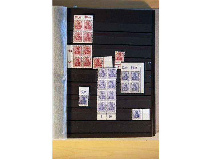 1916/23, ungebrauchte, postrische und gestempelte Sammlung, sehr spezialisiert mit einer Vielzahl an Besonderheiten wie Einhe