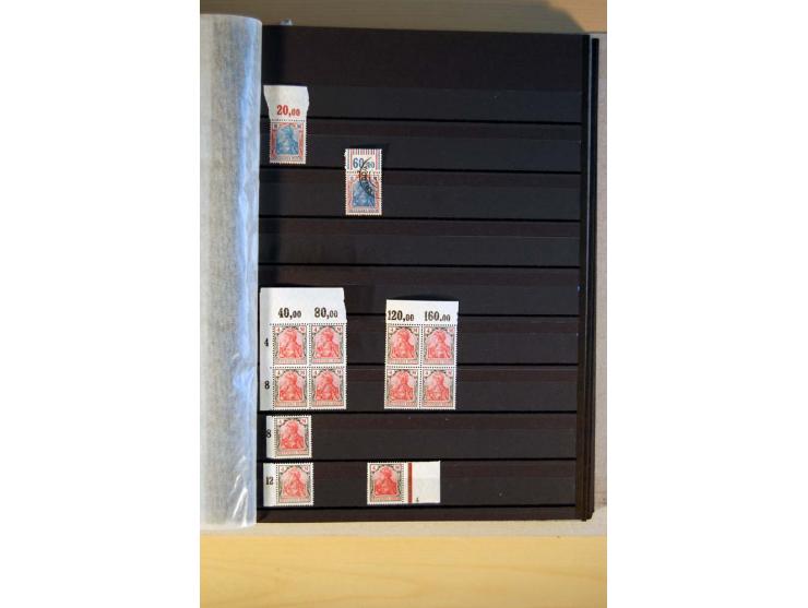 1916/23, ungebrauchte, postrische und gestempelte Sammlung, sehr spezialisiert mit einer Vielzahl an Besonderheiten wie Einhe