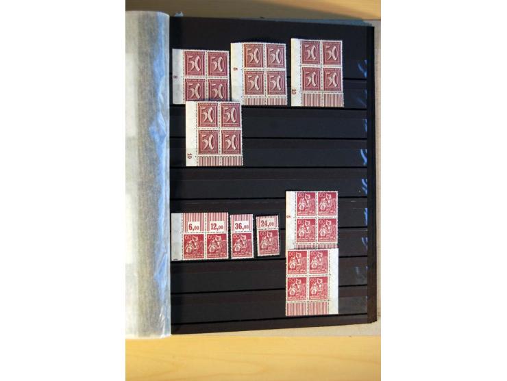 1916/23, ungebrauchte, postrische und gestempelte Sammlung, sehr spezialisiert mit einer Vielzahl an Besonderheiten wie Einhe