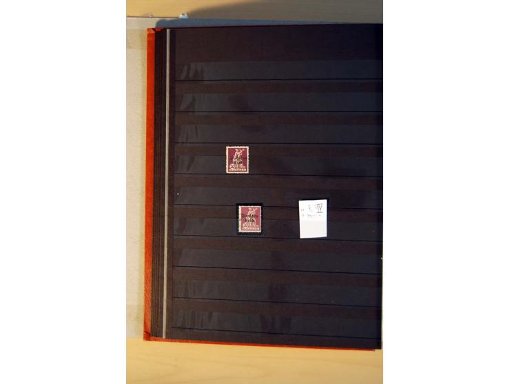 1916/23, ungebrauchte, postrische und gestempelte Sammlung, sehr spezialisiert mit einer Vielzahl an Besonderheiten wie Einhe