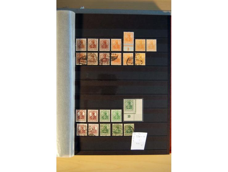 1916/23, ungebrauchte, postrische und gestempelte Sammlung, sehr spezialisiert mit einer Vielzahl an Besonderheiten wie Einhe