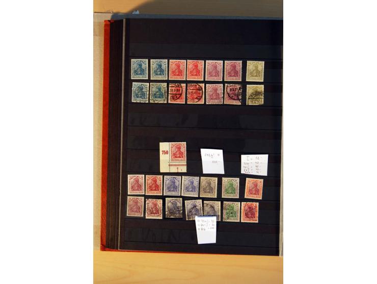 1916/23, ungebrauchte, postrische und gestempelte Sammlung, sehr spezialisiert mit einer Vielzahl an Besonderheiten wie Einhe