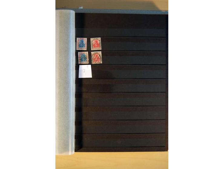 1916/23, ungebrauchte, postrische und gestempelte Sammlung, sehr spezialisiert mit einer Vielzahl an Besonderheiten wie Einhe