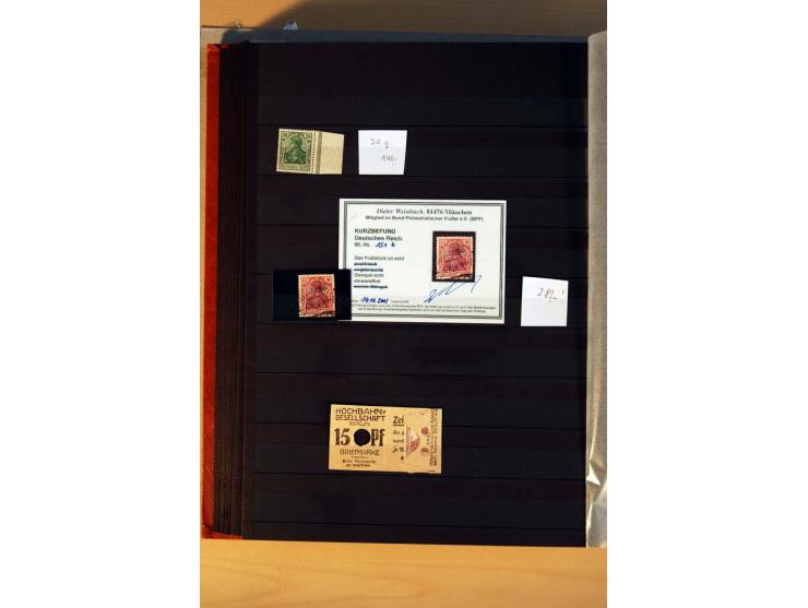 1916/23, ungebrauchte, postrische und gestempelte Sammlung, sehr spezialisiert mit einer Vielzahl an Besonderheiten wie Einhe