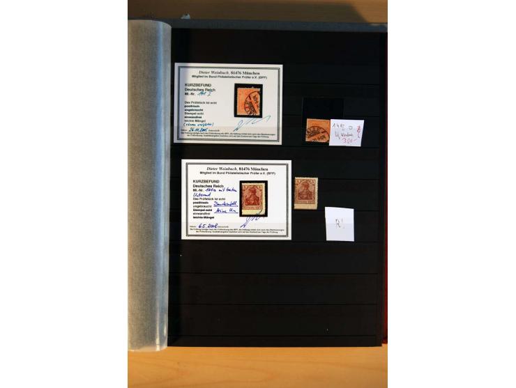 1916/23, ungebrauchte, postrische und gestempelte Sammlung, sehr spezialisiert mit einer Vielzahl an Besonderheiten wie Einhe