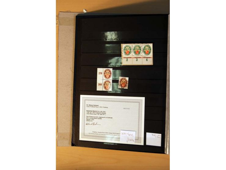 1923/45, umfangreiche ungebrauchte, postfrische und gestempelte Sammlung mit einer Vielzahl an besseren Werten, z.B. Mi.-Nr. 
