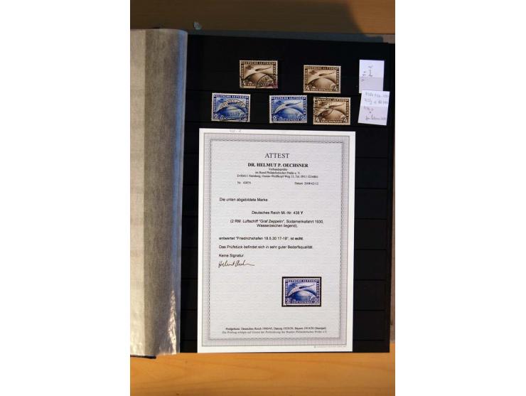 1923/45, umfangreiche ungebrauchte, postfrische und gestempelte Sammlung mit einer Vielzahl an besseren Werten, z.B. Mi.-Nr. 