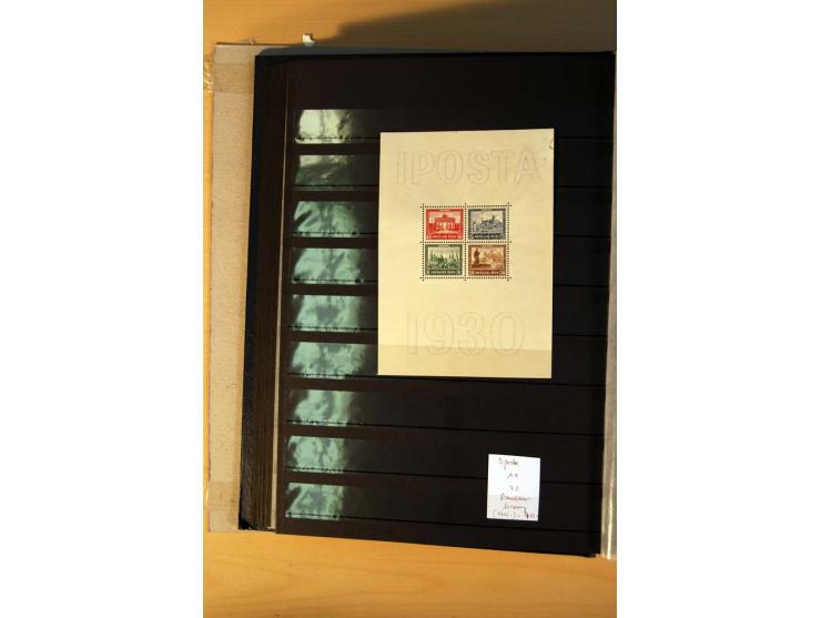 1923/45, umfangreiche ungebrauchte, postfrische und gestempelte Sammlung mit einer Vielzahl an besseren Werten, z.B. Mi.-Nr. 