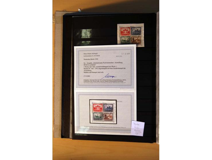 1923/45, umfangreiche ungebrauchte, postfrische und gestempelte Sammlung mit einer Vielzahl an besseren Werten, z.B. Mi.-Nr. 