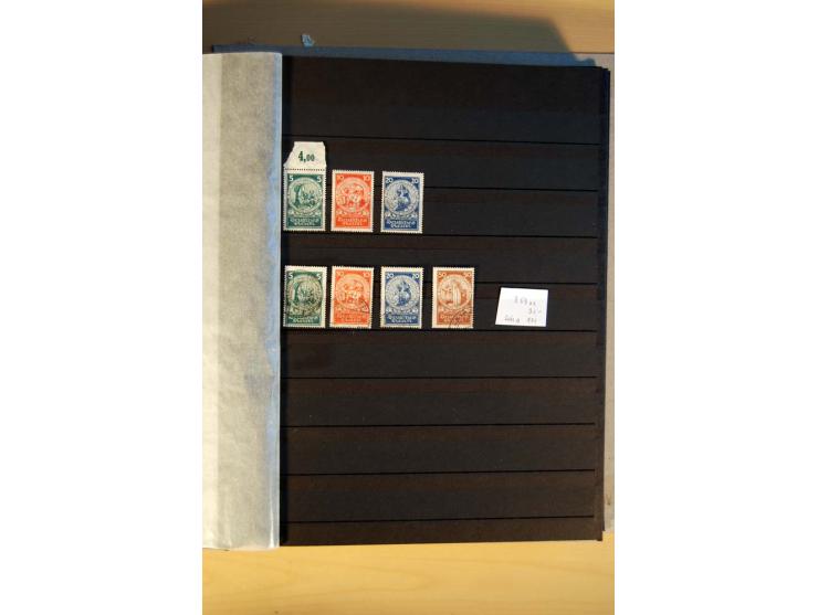 1923/45, umfangreiche ungebrauchte, postfrische und gestempelte Sammlung mit einer Vielzahl an besseren Werten, z.B. Mi.-Nr. 