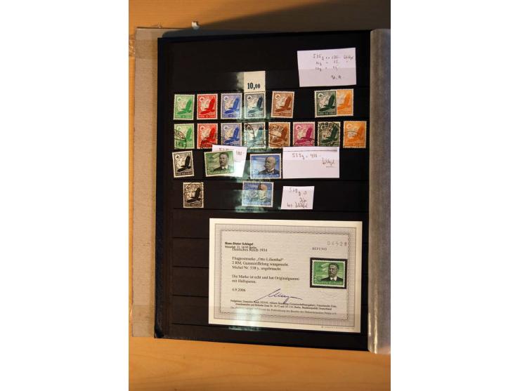 1923/45, umfangreiche ungebrauchte, postfrische und gestempelte Sammlung mit einer Vielzahl an besseren Werten, z.B. Mi.-Nr. 