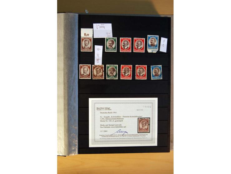 1923/45, umfangreiche ungebrauchte, postfrische und gestempelte Sammlung mit einer Vielzahl an besseren Werten, z.B. Mi.-Nr. 