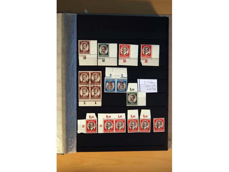 1923/45, umfangreiche ungebrauchte, postfrische und gestempelte Sammlung mit einer Vielzahl an besseren Werten, z.B. Mi.-Nr. 