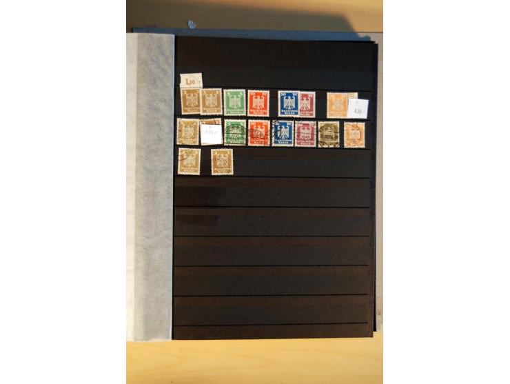 1923/45, umfangreiche ungebrauchte, postfrische und gestempelte Sammlung mit einer Vielzahl an besseren Werten, z.B. Mi.-Nr. 
