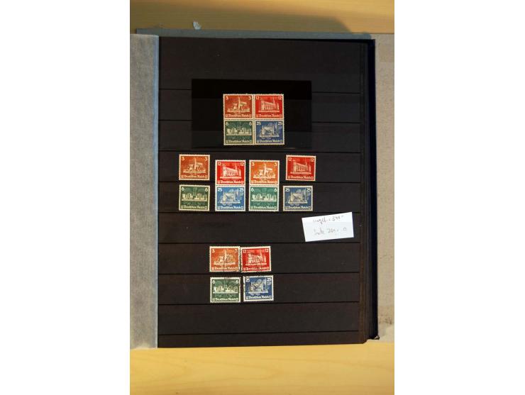 1923/45, umfangreiche ungebrauchte, postfrische und gestempelte Sammlung mit einer Vielzahl an besseren Werten, z.B. Mi.-Nr. 