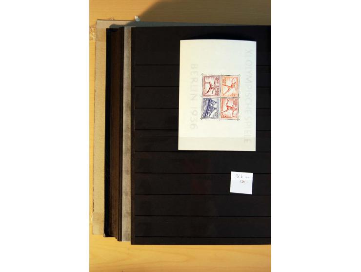 1923/45, umfangreiche ungebrauchte, postfrische und gestempelte Sammlung mit einer Vielzahl an besseren Werten, z.B. Mi.-Nr. 