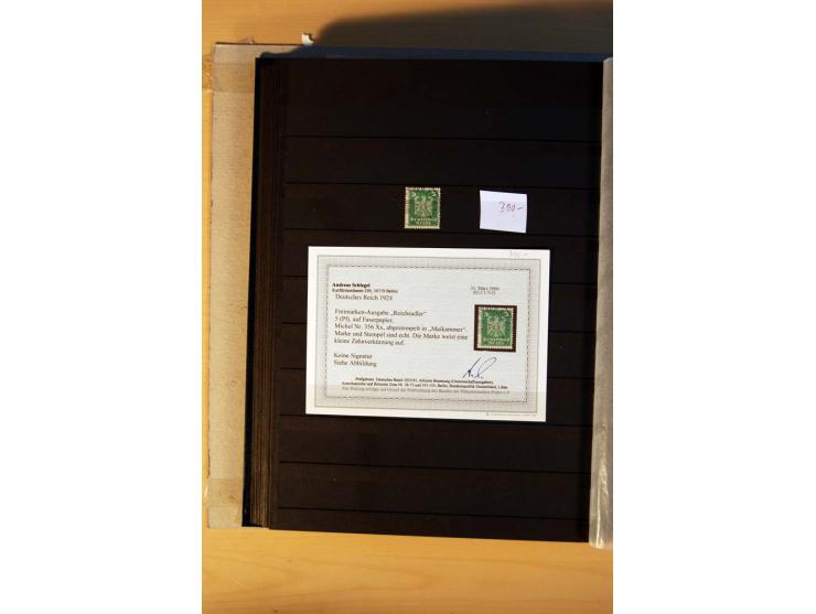 1923/45, umfangreiche ungebrauchte, postfrische und gestempelte Sammlung mit einer Vielzahl an besseren Werten, z.B. Mi.-Nr. 