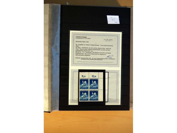 1923/45, umfangreiche ungebrauchte, postfrische und gestempelte Sammlung mit einer Vielzahl an besseren Werten, z.B. Mi.-Nr. 