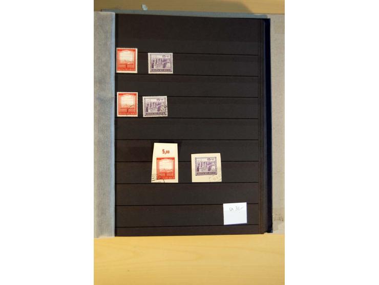 1923/45, umfangreiche ungebrauchte, postfrische und gestempelte Sammlung mit einer Vielzahl an besseren Werten, z.B. Mi.-Nr. 