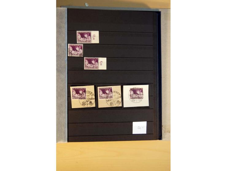 1923/45, umfangreiche ungebrauchte, postfrische und gestempelte Sammlung mit einer Vielzahl an besseren Werten, z.B. Mi.-Nr. 