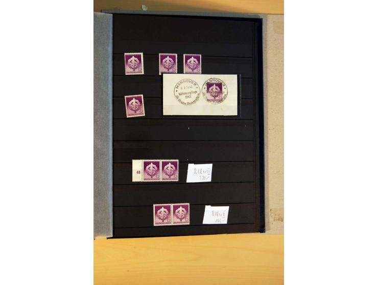 1923/45, umfangreiche ungebrauchte, postfrische und gestempelte Sammlung mit einer Vielzahl an besseren Werten, z.B. Mi.-Nr. 