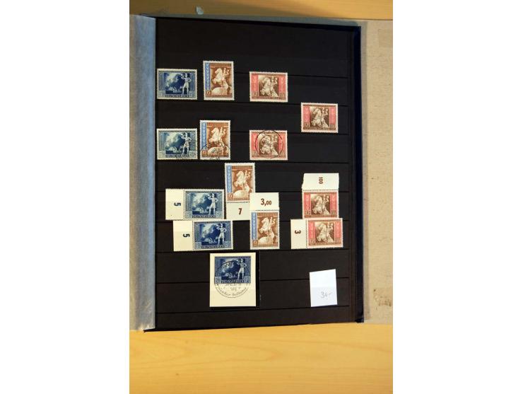 1923/45, umfangreiche ungebrauchte, postfrische und gestempelte Sammlung mit einer Vielzahl an besseren Werten, z.B. Mi.-Nr. 