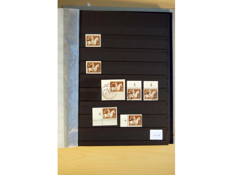 1923/45, umfangreiche ungebrauchte, postfrische und gestempelte Sammlung mit einer Vielzahl an besseren Werten, z.B. Mi.-Nr. 