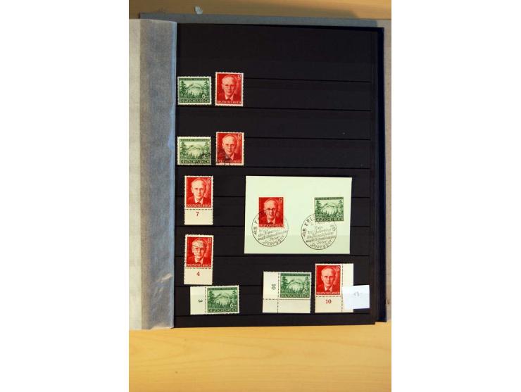 1923/45, umfangreiche ungebrauchte, postfrische und gestempelte Sammlung mit einer Vielzahl an besseren Werten, z.B. Mi.-Nr. 