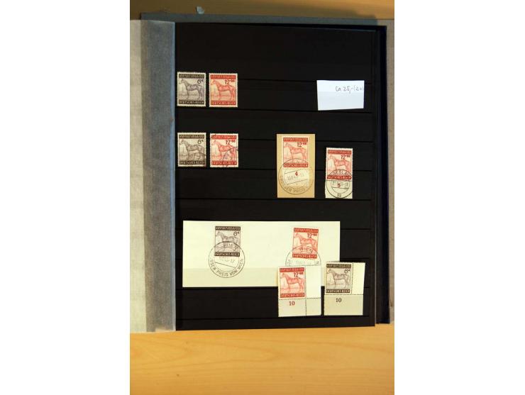 1923/45, umfangreiche ungebrauchte, postfrische und gestempelte Sammlung mit einer Vielzahl an besseren Werten, z.B. Mi.-Nr. 