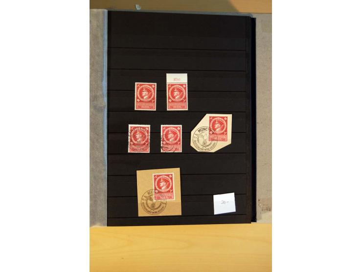 1923/45, umfangreiche ungebrauchte, postfrische und gestempelte Sammlung mit einer Vielzahl an besseren Werten, z.B. Mi.-Nr. 