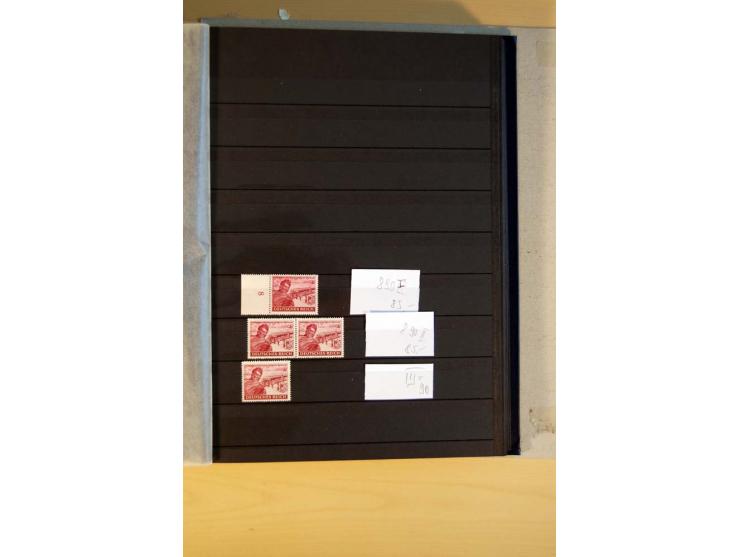 1923/45, umfangreiche ungebrauchte, postfrische und gestempelte Sammlung mit einer Vielzahl an besseren Werten, z.B. Mi.-Nr. 
