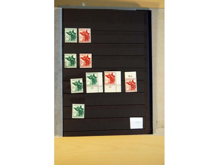1923/45, umfangreiche ungebrauchte, postfrische und gestempelte Sammlung mit einer Vielzahl an besseren Werten, z.B. Mi.-Nr. 